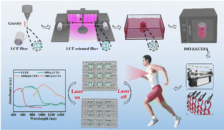 Graphical abstract: Tunable photo-responsive liquid crystal elastomer fibers via disperse dyeing for smart textiles