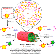 Graphical abstract: Ferrocene-based covalent organic framework-carbon nanotube hybrid modified with Cu(OAc)2 as a robust catalyst for the preparation of tetrazoles