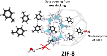 Graphical abstract: Impact of ZIF flexibility for aromatic vapor capture