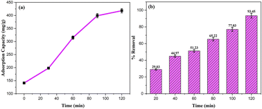 Graphical abstract: Tragacanth gum-based Cr-doped MnO2/clay nanocomposite: a dual adsorbent for reactive yellow dye and CO2