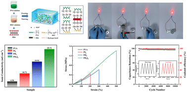 Graphical abstract: Synergistic crosslinking effect of illite and hydroxyethyl cellulose on improving the properties of PVA based hydrogels