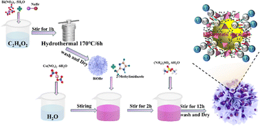 Graphical abstract: Electrostatic adsorption-assisted self-assembly of SO4-ZIF-67/BiOBr Z-type heterojunctions via ammonium sulfate etching and their efficient degradation of tetracycline