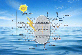 Graphical abstract: Bamboo fiber-derived carbon bridge g-C3N4 for efficient photocatalytic degradation of tetracycline