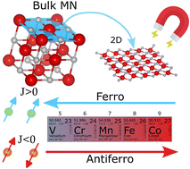 Graphical abstract: TMN (TM = V, Cr, Mn, Fe, Co) monolayers – a new class of non-van der Waals 2D magnets