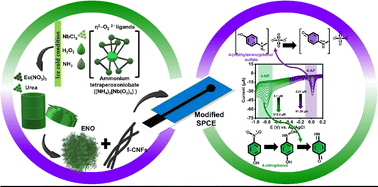 Graphical abstract: Pioneering detection with europium niobate-anchored carbon nanofibers for simultaneous detection of phenolic pollutants in environmental waters