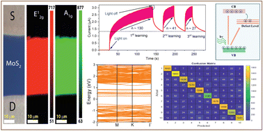 Graphical abstract: Superior performance of printed optoelectronic synapses based on defect-controlled monolayer MoS2 with ultralow power consumption for neuromorphic computing