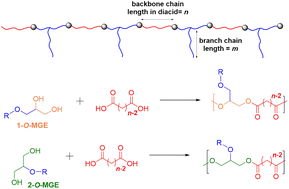 Graphical abstract: Synthesis of biomass-based comb-shaped polyesters and their thermal properties