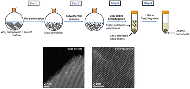 Graphical abstract: Green synthesis of ultrathin WS2 nanosheets for efficient hydrogen evolution reaction