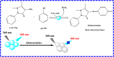 Graphical abstract: Uric acid detection via dual-mode mechanism with copper-coordinated nitrogen-doped carbon dots as peroxidase mimics