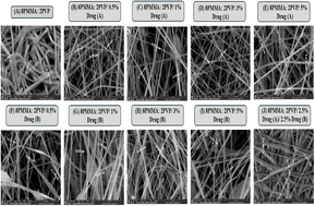 Graphical abstract: Coumarin/nitrogen-bearing heterocyclic hybrid-loaded electrospun PMMA/PVP nanofibrous scaffolds for accelerating topical wound healing rates: synthesis and in vitro bio-evaluation