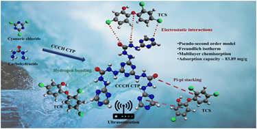 Graphical abstract: Encapturing triclosan from water using a novel sonoadsorbent triazine polymer with carbohydrazide linkages: experimental and theoretical studies