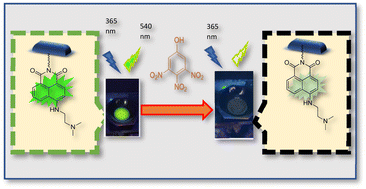 Graphical abstract: APTES derived polymer with naphthalimide pendant for the fluorescent sensing of picric acid