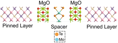 Graphical abstract: High-TMR iron-free double-barrier MTJs with MoTe2 spacing for label-free magnetic biosensors