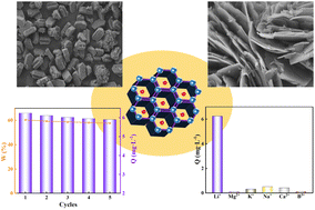 Graphical abstract: An aluminum-based adsorbent/zeolite molecular sieve composite for the sorption of lithium in the salt lake