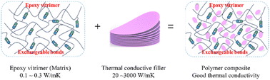 Graphical abstract: A review of epoxy vitrimer-based thermally conductive composites