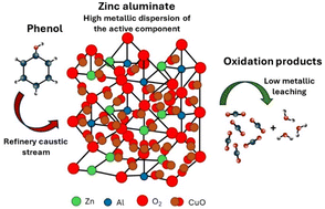 Graphical abstract: Catalytic wet air oxidation of phenol in caustic refinery effluents