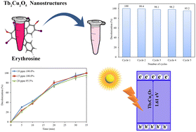 Graphical abstract: Sonochemical synthesis and characterization of Tb2Cu2O5 nanostructures and their application as a nano-photocatalyst for the degradation of water-soluble organic pollutants under visible light