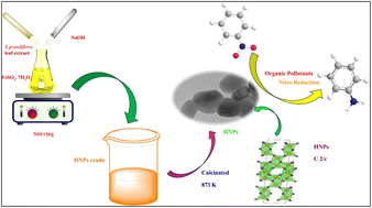 Graphical abstract: Sustainable green-synthesized hematite nanocatalysts and their efficient reduction of aromatic nitro pollutants