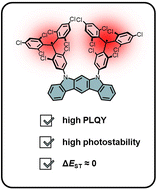 Graphical abstract: Photostable triphenylmethyl-based diradicals with a degenerate singlet-triplet ground state and strong photoluminescence