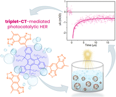Graphical abstract: Triplet states enable efficient photocatalytic hydrogen evolution in star-shaped truxene-based nanoparticles