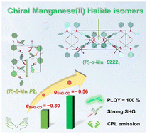 Graphical abstract: Chiral manganese halide isomers: decoding the spatial stacking effect on second-harmonic generation circular dichroism