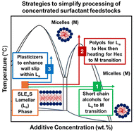 Graphical abstract: Effects of additives on the rheology and phase behavior of lamellar-structured concentrated surfactant solutions