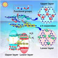 Graphical abstract: Functional groups bridging the layers of nitrogen carbide nanosheets facilitate ultrafast interlayer charge transfer: ab initio nonadiabatic molecular dynamics simulations
