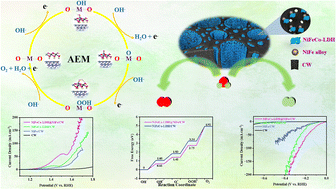 Graphical abstract: Engineering a built-in electric field in a wood-derived NiFeCo-LDH@NiFe heterojunction for enhanced bifunctional water splitting