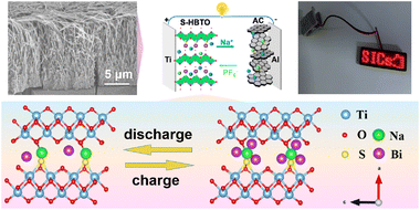 Graphical abstract: Fast sodium storage kinetics of titanate-based anode materials via Bi3+/S co-doping engineering for advanced sodium-ion capacitors