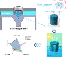Graphical abstract: Ultrasound-assisted directional freezing enables high-performance hydrogel evaporators with tunable microchannels for solar desalination