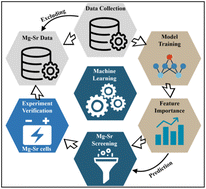 Graphical abstract: From alloy composition to battery performance: a machine learning strategy for the design of Mg–air battery anodes