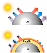 Graphical abstract: Liquid metal eutectic gallium–indium (EGaIn) blended with paraffinic wax for enhanced solar-to-heat conversion