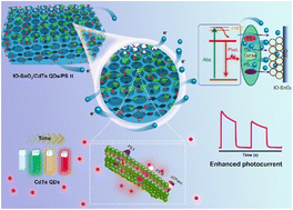 Graphical abstract: Enhanced green-light harvesting and PS II loading in CdTe QD-embedded IO-SnO2 bio-photoanodes for photocurrent generation