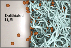 Graphical abstract: Mobility of interfaces in silicon-based anodes
