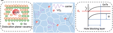 Graphical abstract: Dynamic regulation of thermoelectric transport properties in GeTe via phase transition of VO2