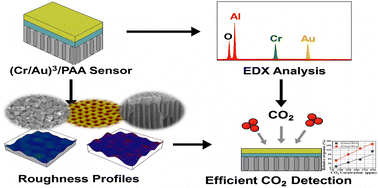 Graphical abstract: Multilayer (Cr/Au)n/PAA nanoporous membrane for ultrafast, selective CO2 detection at room temperature