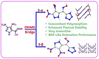 Graphical abstract: Concomitant polymorphism in oxime-bridged pyrazole–tetrazole energetic materials