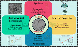 Graphical abstract: Multifunctional Au–CNT nanohybrid for highly sensitive catalytic and affinity biosensing applications