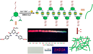 Graphical abstract: Lanthanide-based metallogels with tunable luminescence: nanomolar detection of a nerve agent simulant and anticounterfeiting applications