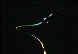 Graphical abstract: Flexible single-crystal fibers of tetraphenylphosphonium iodide for stimulated Raman scattering