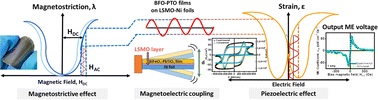 Graphical abstract: Flexible high-sensitivity magnetoelectric thin film composites of solution-derived BiFeO3–PbTiO3 layers on Ni foils