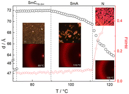 Graphical abstract: The effect of the terminal linking atom on the appearance of twist-bend nematic and smectic phases