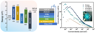Graphical abstract: Neodymium chloride doping and homogeneous passivation in CsPbBr3 nanocrystals for efficient blue light-emitting diodes
