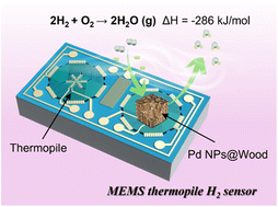 Graphical abstract: In situ growth of Pd nanoparticles on wood for highly sensitive hydrogen sensing