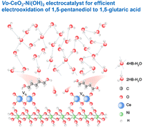Graphical abstract: Synergizing NiOOH formation and proton conduction via oxygen vacancy-induced dual regulation for 1,5-glutaric acid synthesis