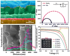 Graphical abstract: Sputtering MoO2 blocking layers for enhancing the efficiency and dynamic response of CZTSSe solar cells