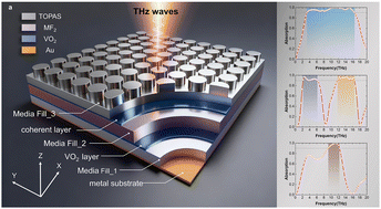 Graphical abstract: Asymmetric Fabry–Pérot cavities for thermally tunable multimode perfect THz absorption