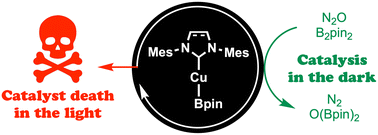 Graphical abstract: Shedding light on the copper-catalysed diboron(4) reduction of nitrous oxide