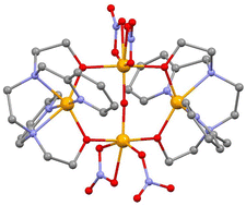 Graphical abstract: Novel Fe4 cluster topology from a new hexadentate chelate: magnetic analysis by experimental, DFT, and magnetostructural correlation methods