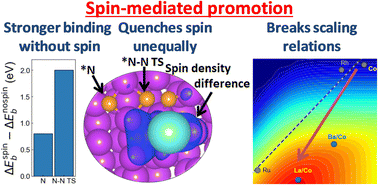 Graphical abstract: Spiers Memorial Lecture: Spin-mediated promotion of magnetic metal catalysts